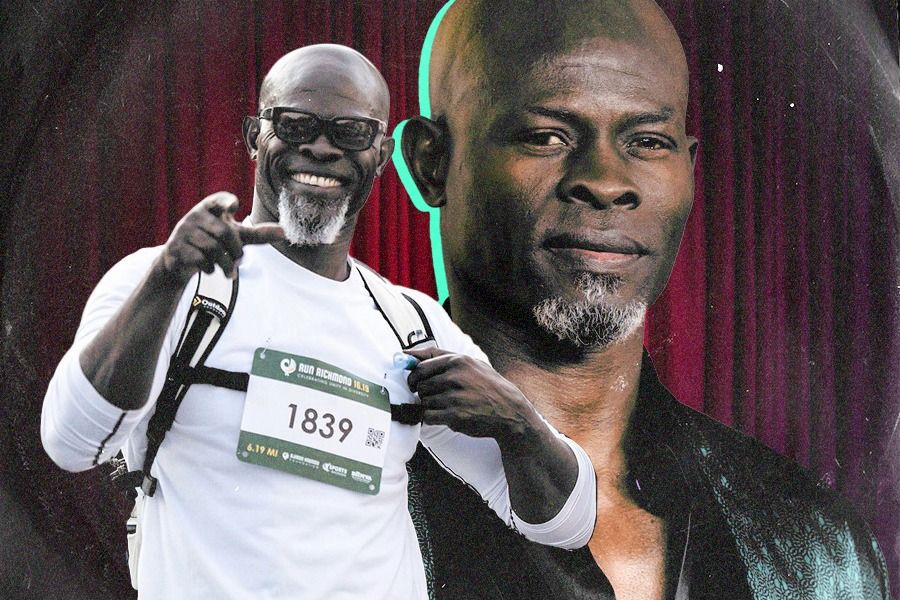 Aktor Djimon Hounsou Kampanye Melawan Perbudakan Lewat Lari Maraton