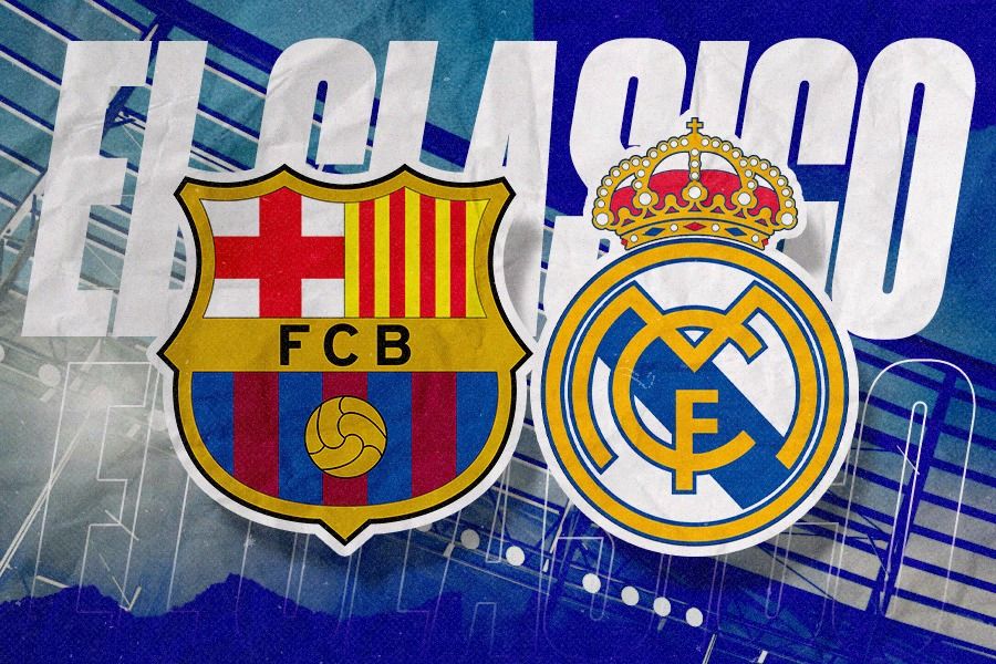El Clasico antara Barcelona dan Real Madrid di Supercopa de Espana (Piala Super Spanyol). (Dede Sopatal Mauladi/Skor.id).