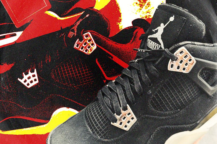 Kenali Detail Eminem x Carhartt x Air Jordan 4 Black Chrome