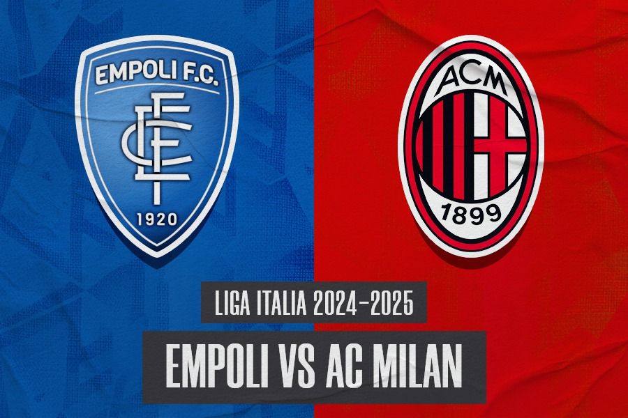 Laga Empoli vs AC Milan di Liga Italia 2024-2025 akan digelar pada Minggu (9/2/2025) pukul 00.00 WIB. (Hendy Andika/Skor.id).