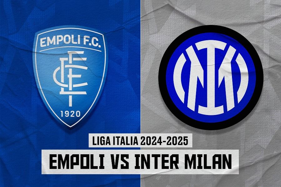 Laga Empoli vs Inter Milan di Liga Italia 2024-2025, (Dede Sopatal Mauladi/Skor.id).