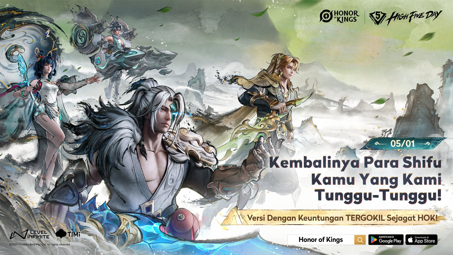 Event High Five Festival Honor of Kings. (Honor of Kings)
