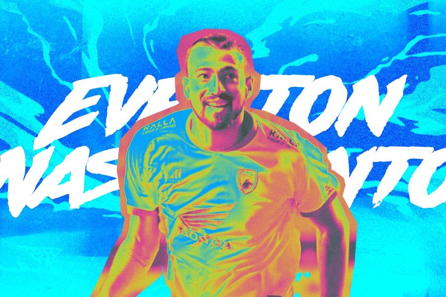 Striker PSM Makassar, Everton Nascimento. 