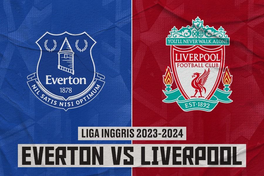 Everton vs Liverpool di Liga Inggris 2023-2024. (Rahmat Ari Hidayat/Skor.id).