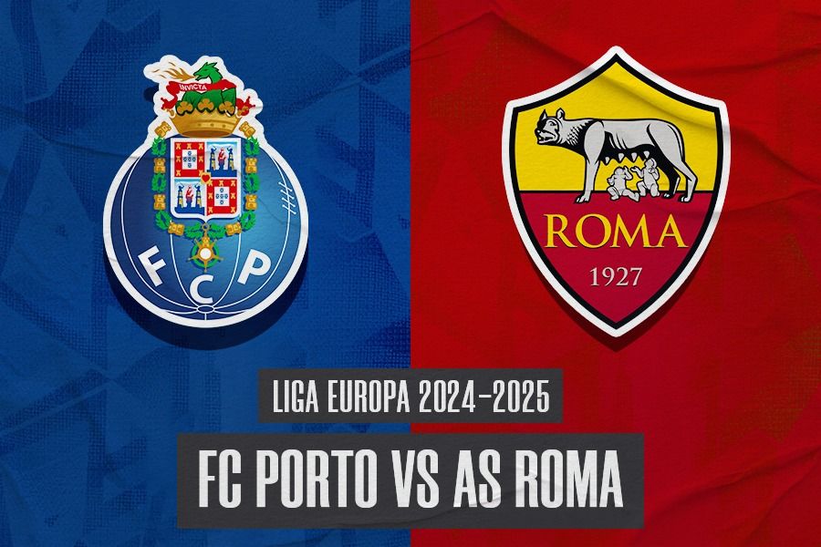 Prediksi dan link live streaming FC Porto vs AS Roma. (Hendy Andika/Skor.id).