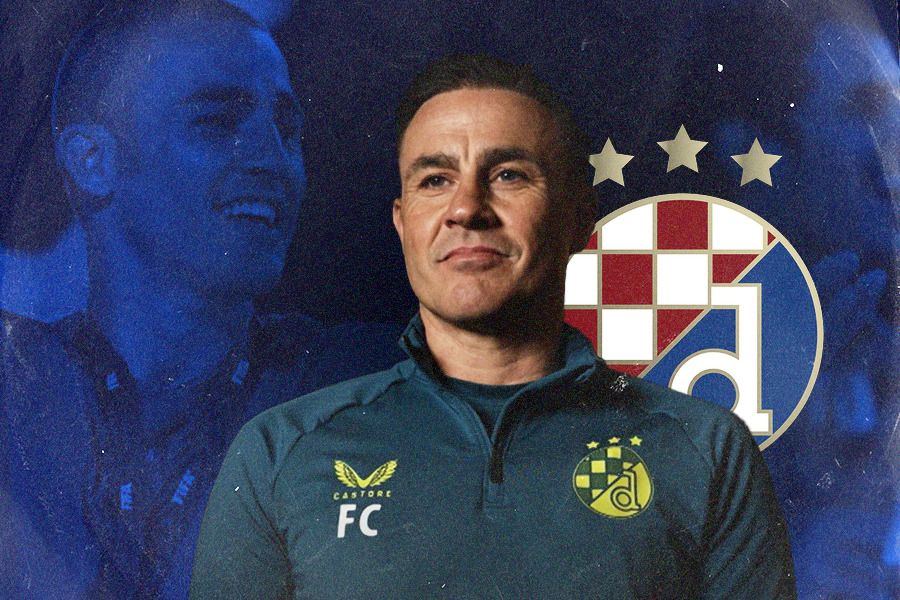 Pelatih Dinamo Zagreb, Fabio Cannavaro. (Jovi Arnanda/Skor.id)