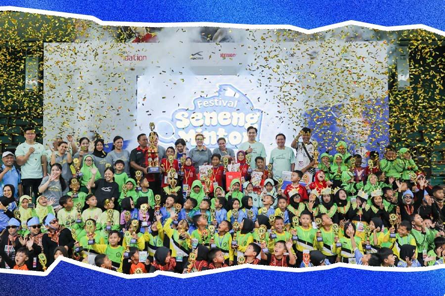 Para pemenang Festival SenengMinton yang berlangsung di Kudus. (Deni Sulaeman/Skor.id)