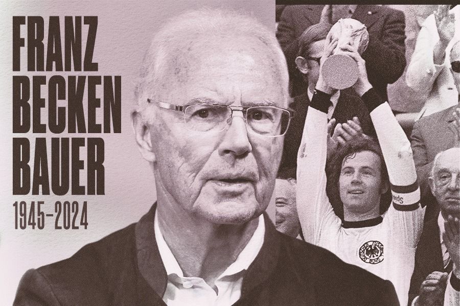 Legenda sepak bola Jerman dan dunia, Franz Beckenbauer, meninggal dunia, dikenal sebagai bek tengah modern dalam kariernya. (Rahmat Ari Hidayat/Skor.id).