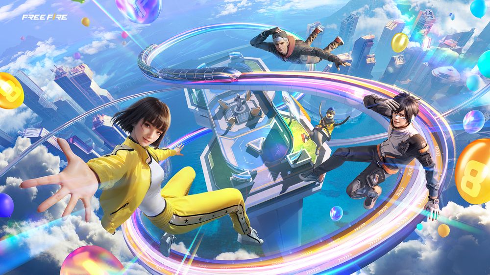 Free Fire Infinity Celebration. (Garena)