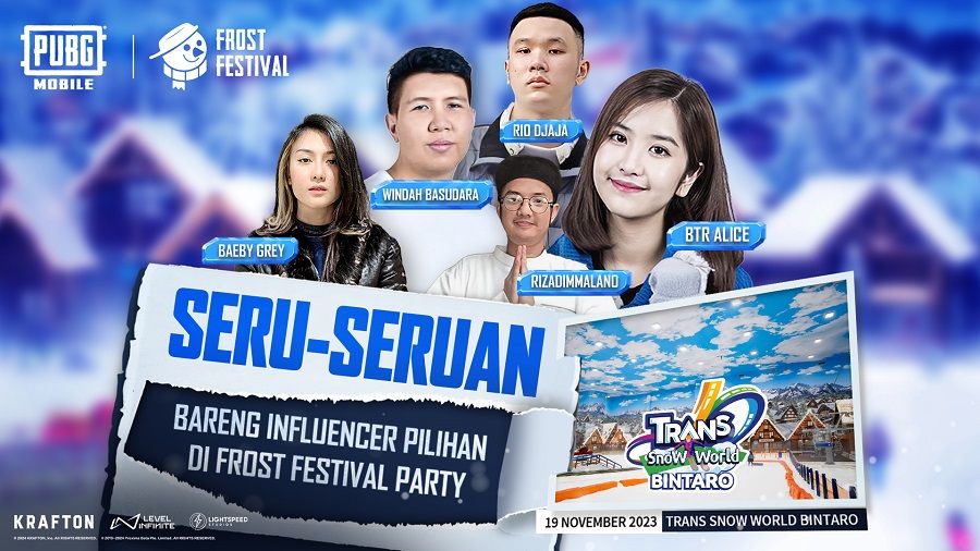 Event PUBG Mobile bertajuk Frost Festival Party