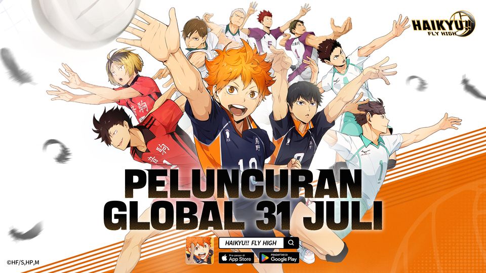 Game HAIKYU!! FLY HIGH Segera Rilis 31 Juli. (Garena)