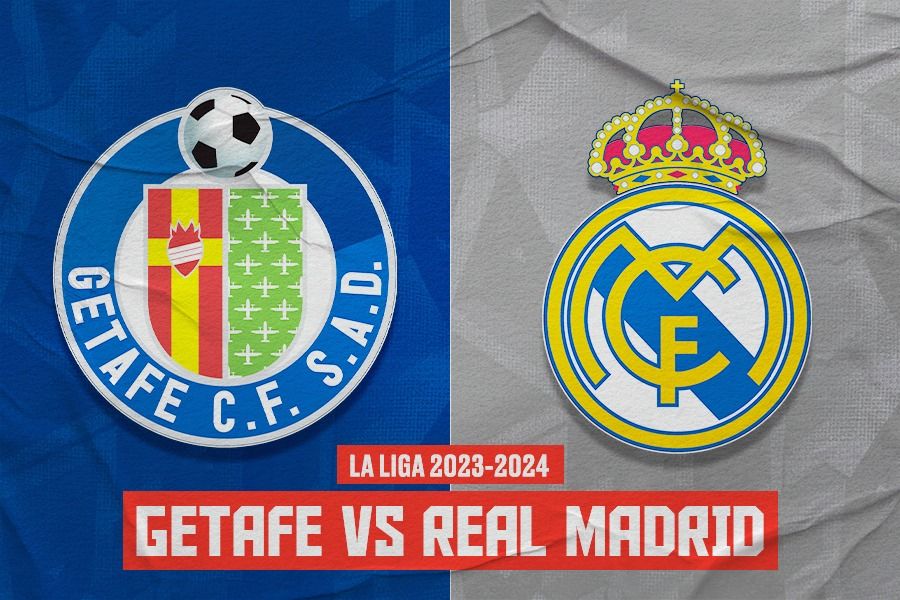 Pertandingan Getafe vs Real Madrid di La Liga 2023-2024. (Dede Sopatal Mauladi/Skor.id).