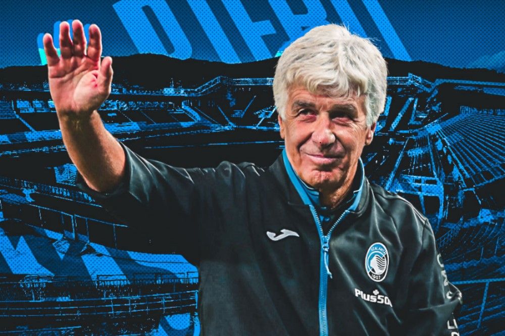 Pelatih Atalanta, Gian Piero Gasperini, berhasil membawa timnya menang 3-0 di kandang Liverpool, Jumat (12/4/2024) dini hari WIB. (Hendy Andika/Skor.id)..