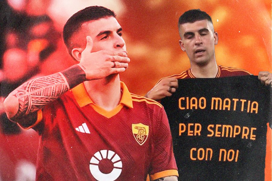 Bek AS Roma, Gianluca Mancini. (Jovi Arnanda/Skor.id).