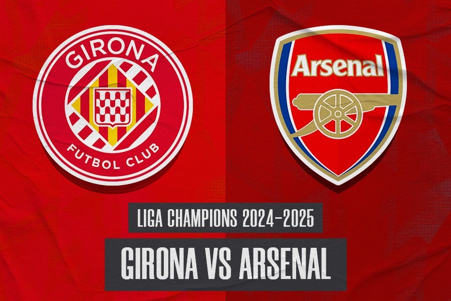 Laga Girona vs Arsenal di Liga Champions 2024-2025 akan diglear pada Kamis (30/1/2025) pukul 03.00 WIB. (Hendy Andika/Skor.id).