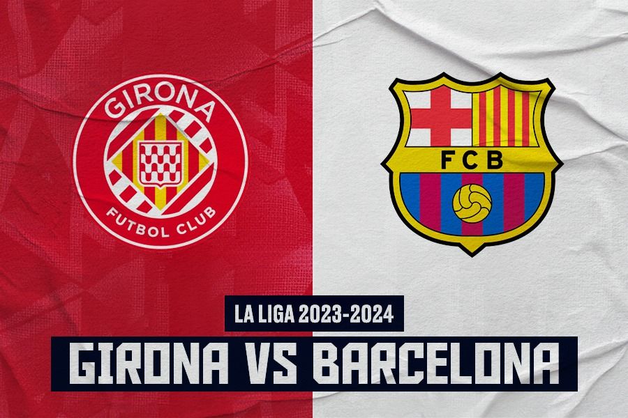 Laga Girona vs Barcelona di La Liga 2023-2024. (Rahmat Ari Hidayat/Skor.id).