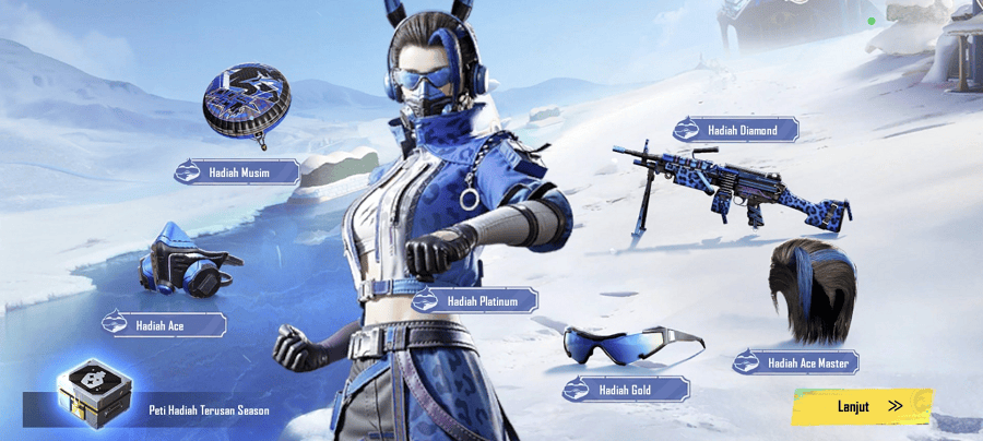 Hadiah Mode Ranked PUBG Mobile. (PUBG Mobile)