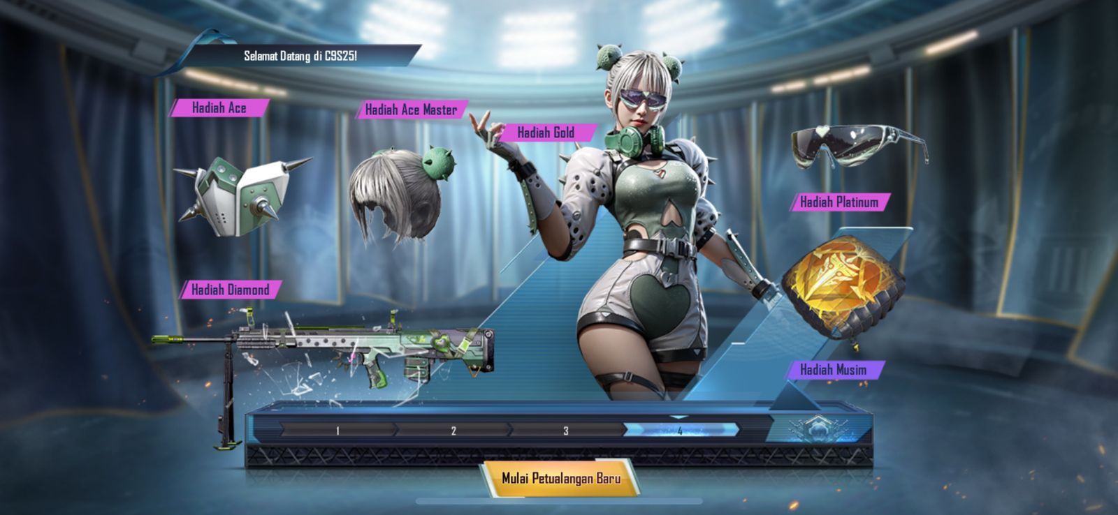 Hadiah ranked baru PUBG Mobile. (PUBG Mobile)