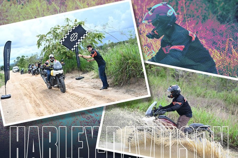Harley Davidson "Dirt. Road. Track" 2024 hadirkan tantangan tersendiri saat melaju di medan tanah atau dirt (Dok. Harley-Davidson Indonesia).