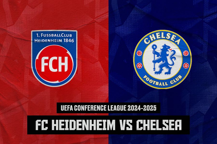 Laga Heidenheim vs Chelsea di UEFA Conference League 2024-2025. (Jovi Arnanda/Skor.id).