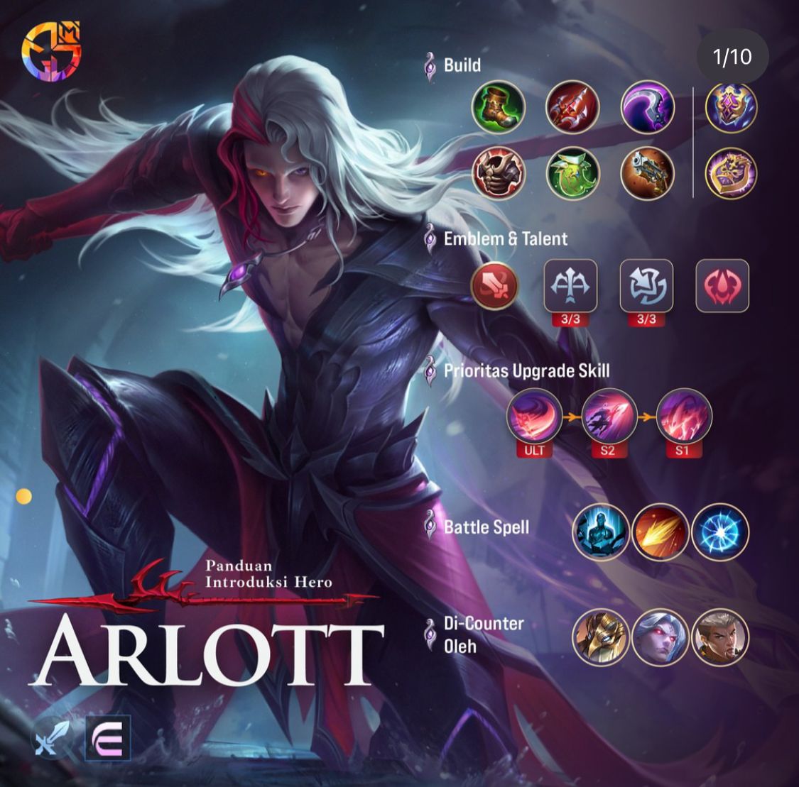 Game Corner: Rekomendasi Build Hero Arlott Mobile Legends