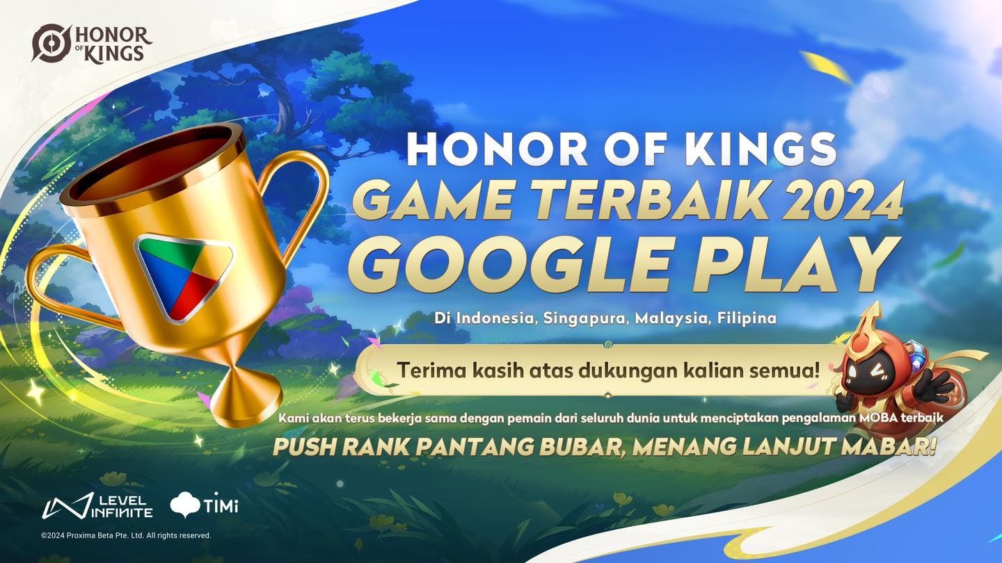 Honor of Kings Game Terbaik 2024. (Honor of Kings)