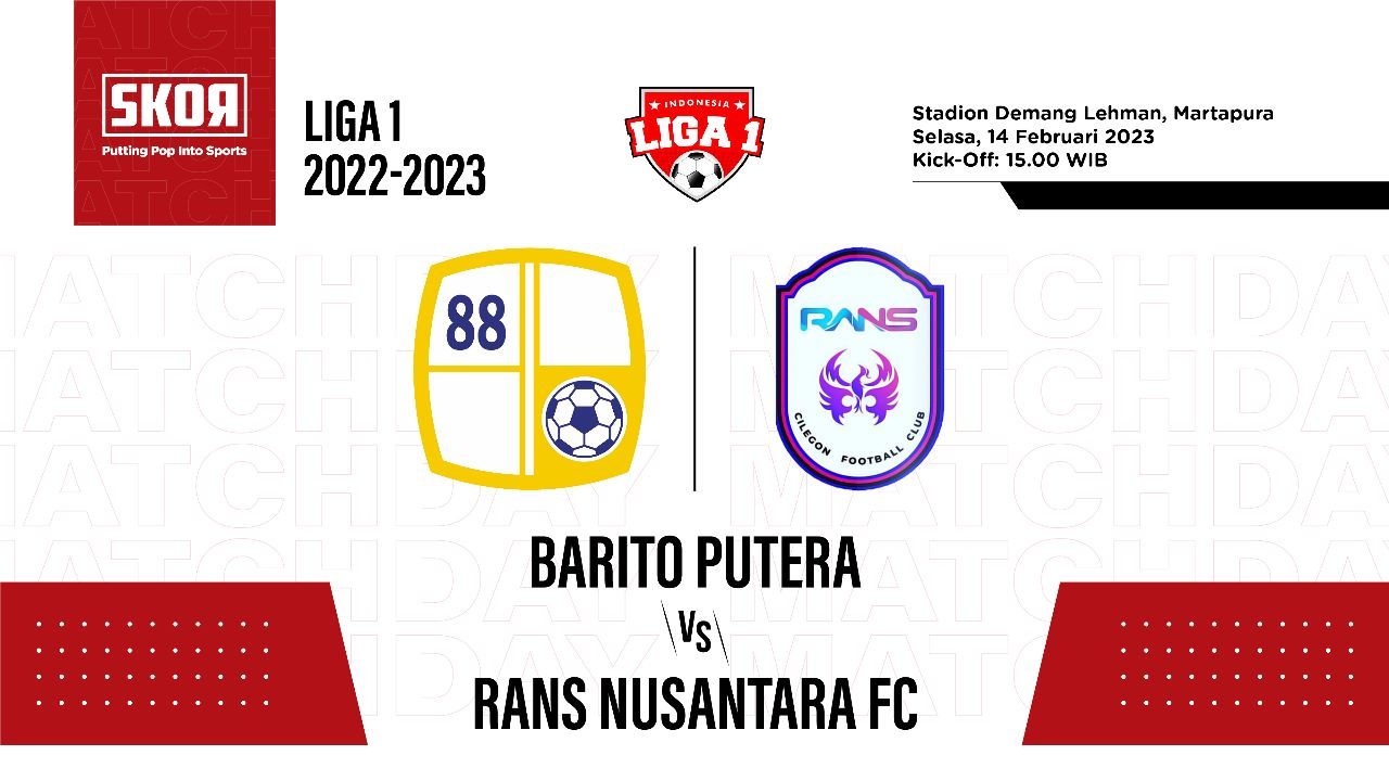 Hasil Barito Putera vs Rans Nusantara FC: Tuan Rumah Pesta