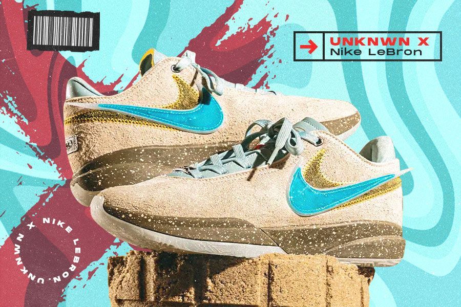 Kolaborasi UNKNWN x Nike LeBron 20 Rilis Sneaker Bertema Pesan dalam Botol 