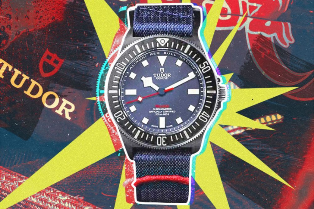 Jam tangan Tudor x Alinghi Red Bull Racing Pelagos FXD. (M. Yusuf/Skor.id)