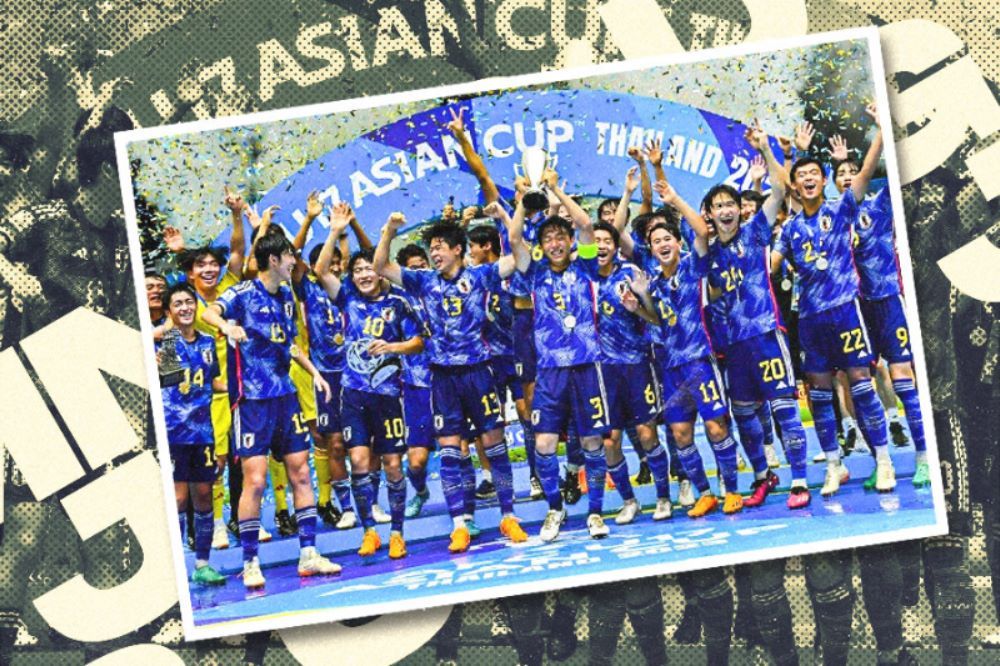 Timnas U-17 Jepang juara Piala Asia U-17 2023. (M. Yusuf/Skor.id)
