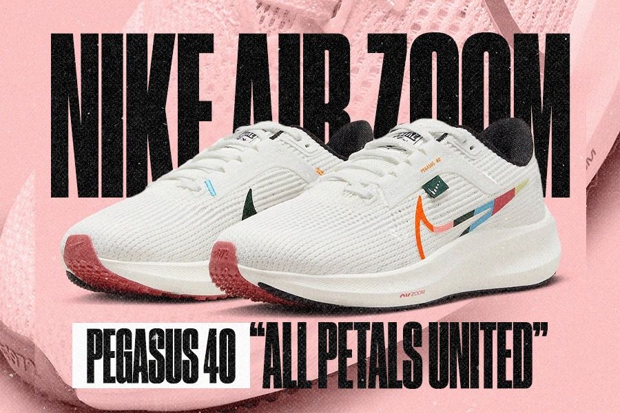 Kelopak Bunga Hiasi Nike Air Zoom Pegasus 40