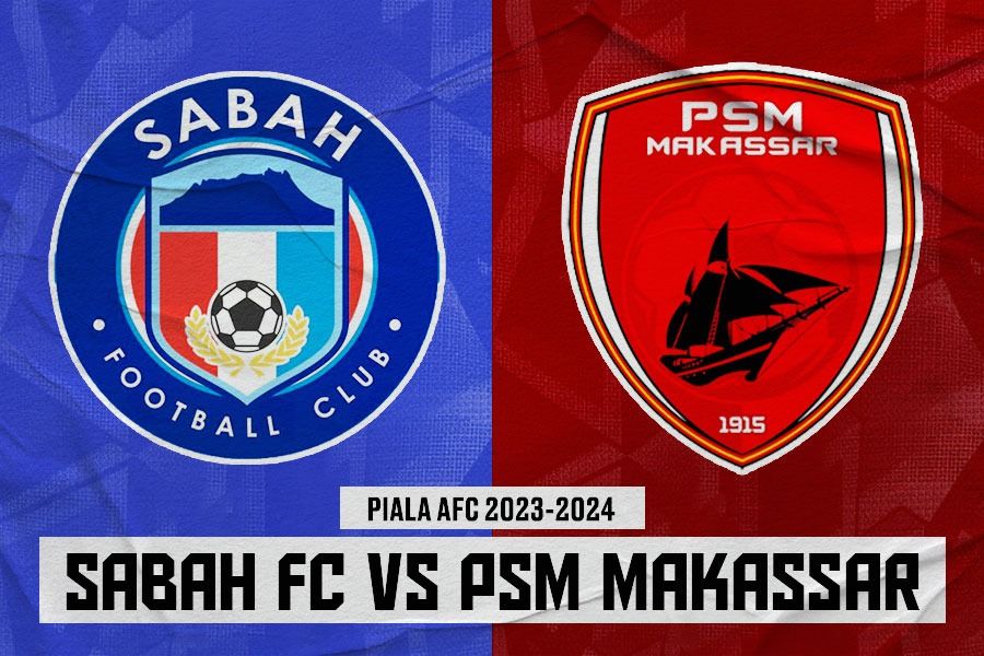 Cover pertandingan Sabah FC vs PSM Makassar di Piala AFC 2023. (Yusuf/Skor.id)