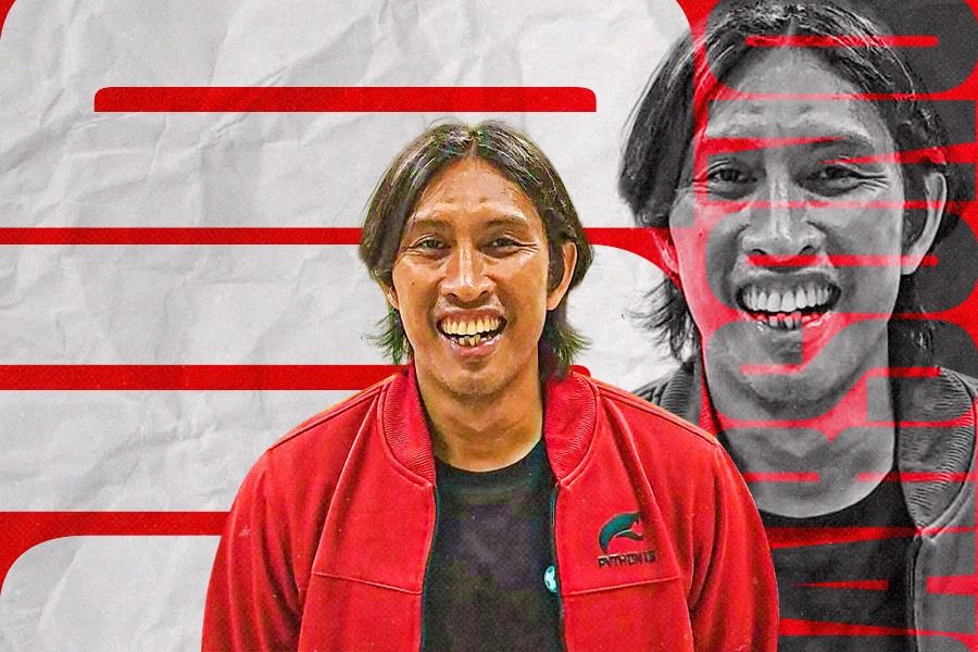 Eks striker Timnas Indonesia, Budi Sudarsono. (Dede Sopatal Mauladi/Skor.id)
