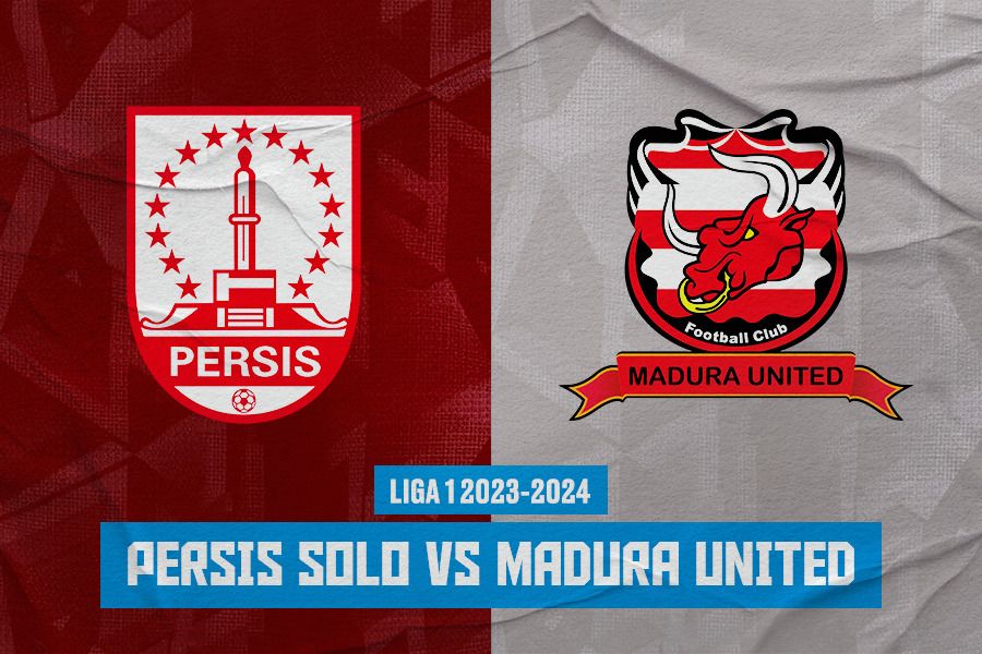Cover pertandingan Persis Solo vs Madura United di Liga 1 2023-2024.(Jovi Arnanda/Skor.id)