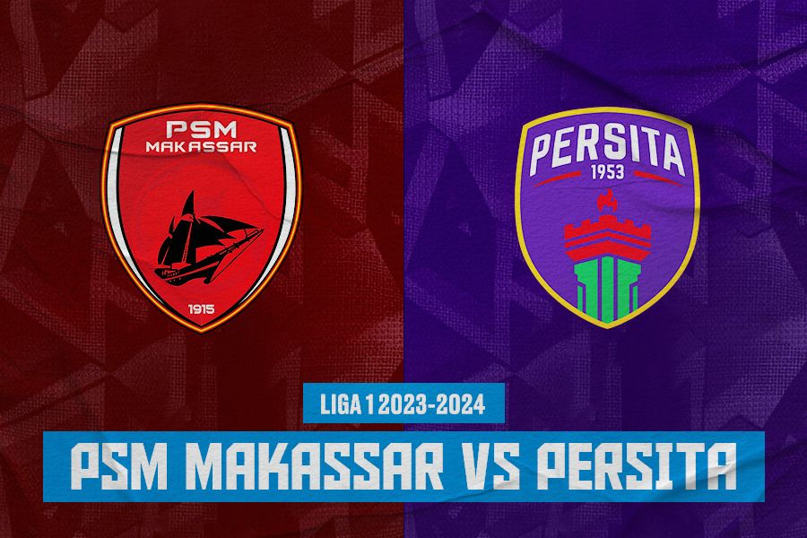 Cover pertandingan PSM Makassar vs Persita Tangerang di Liga 1 2023-2024. (Jovi Arnanda/Skor.id)