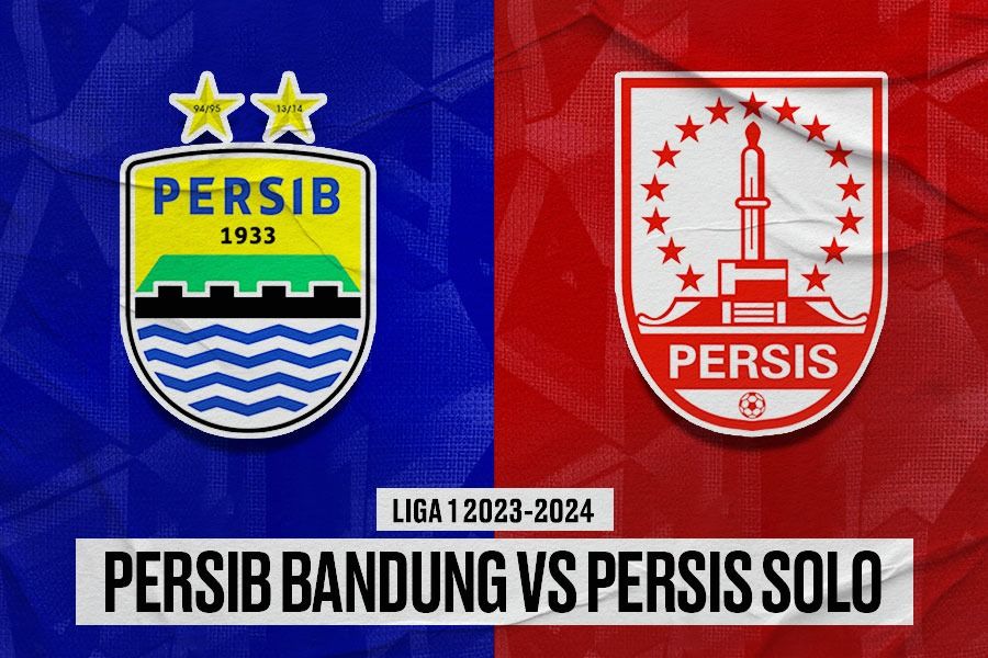 Cover pertandingan Persib Bandung vs Persis Solo di Liga 1 2023-2024. (Yusuf/Skor.id)