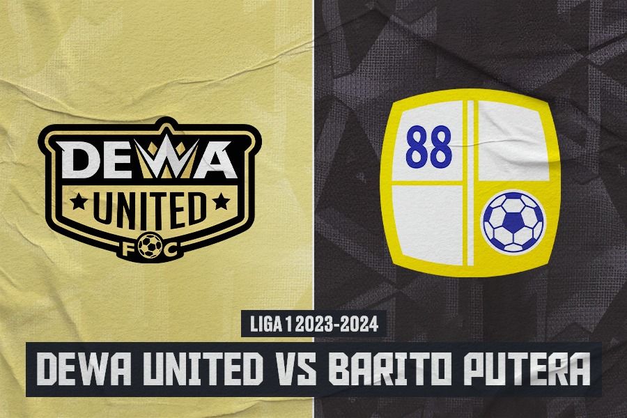 Cover pertandingan Dewa United vs Barito Putera di Liga 1 2023-2024. (Rahmat Ari Hidayat/Skor.id)