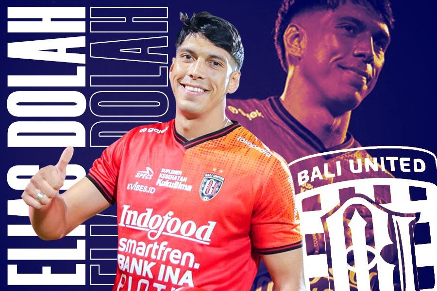 Bek Bali United dan Timnas Thailand, Elias Dolah. (Yusuf/Skor.id)