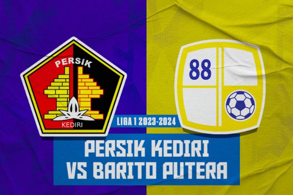 Cover pertandingan Persik Kediri vs Barito Putera pada pekan ke-26 Liga 1 2023-2024. (Hendy Andika/Skor.id)