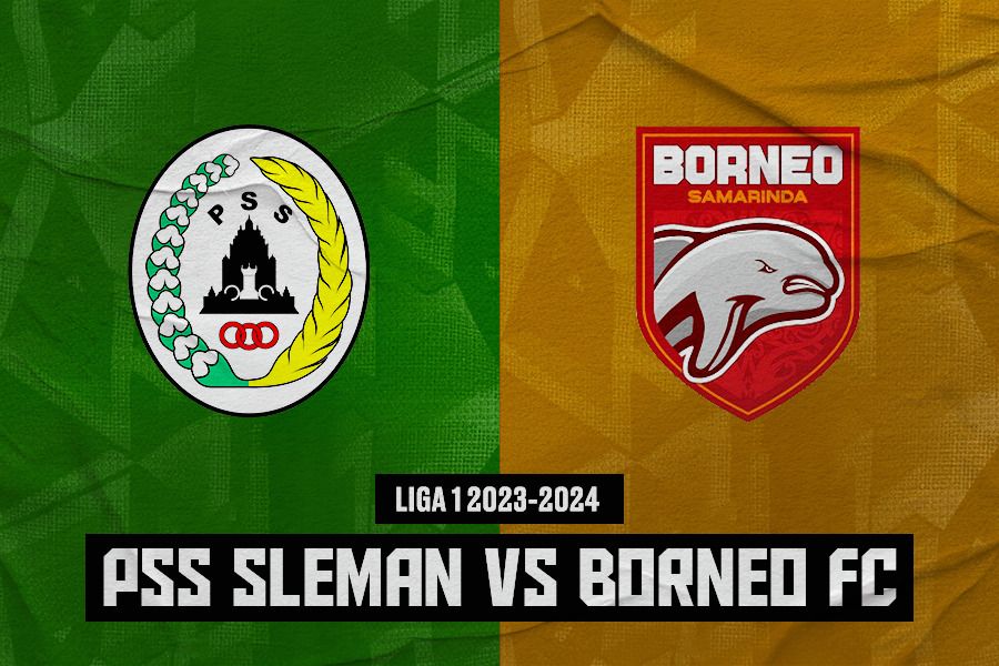 Cover PSS Sleman vs Borneo FC pada pekan ke-29 Liga 1 2023-2024, 14 Maret 2024. (Jovi Arnanda/Skor.id)