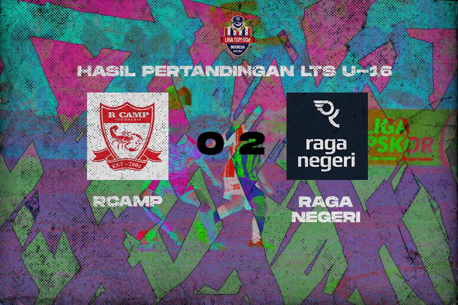 Ilustrasi hasil pertandingan Raga Negeri vs Rcamp di Liga TopSkor u-16 2023. (Wiryanto/Skor.id)