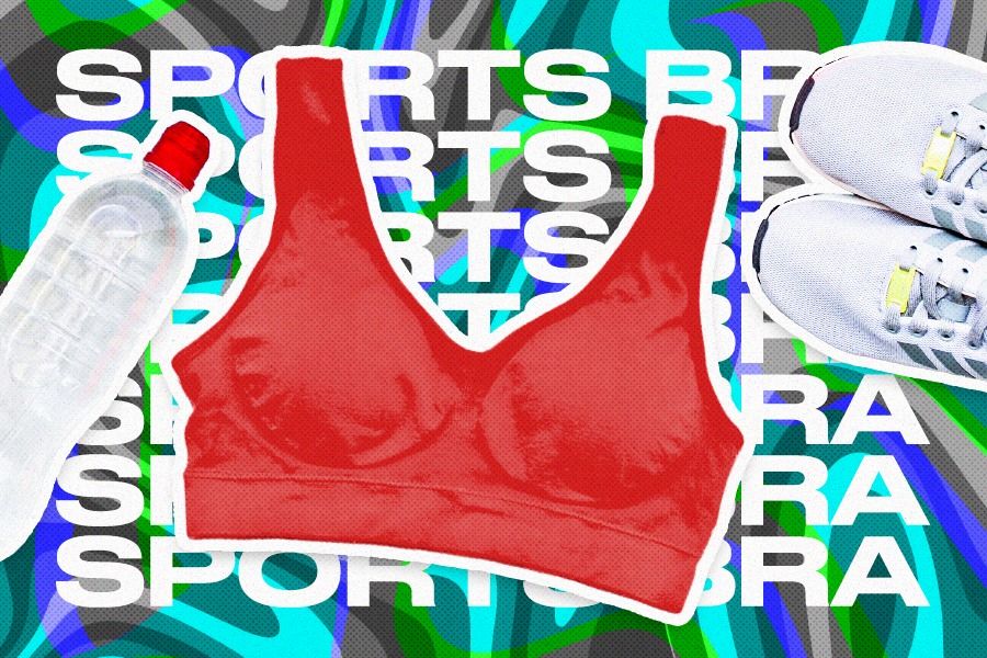Ilustrasi sports bra. (Dede Mauladi/Skor.id)
