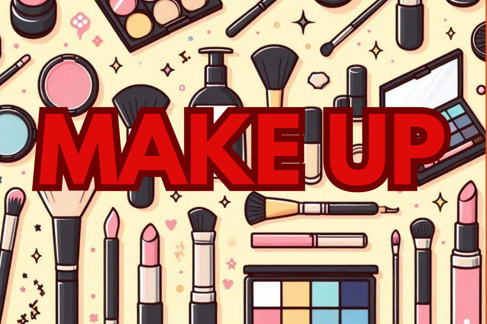 Ilustrasi make up. (Grafis: Skor.id)