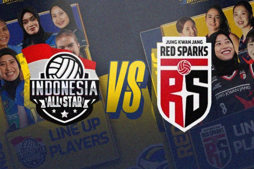 Red Sparks Kalahkan Indonesia All Star, Megawati Hangestri Jadi MVP