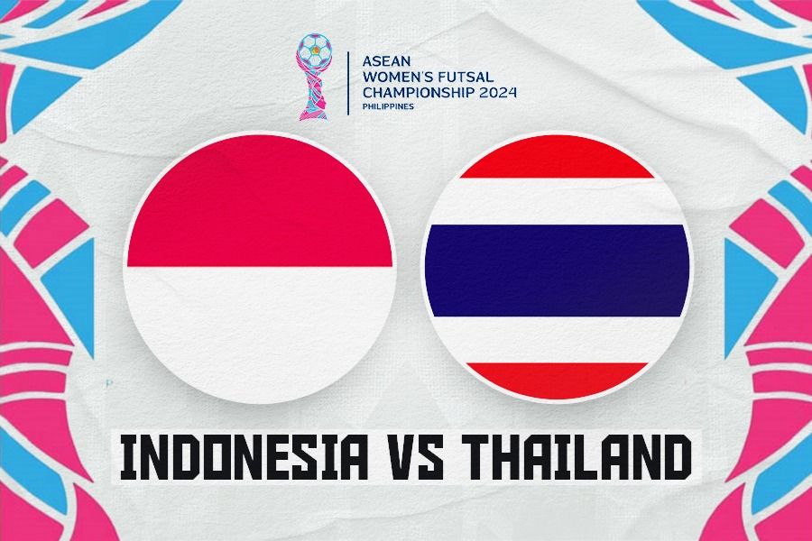 Timnas futsal putri Indonesia vs Thailand di ASEAN Women's Futsal Championship 2024 pada 16 November 2024. (Rahmat Ari Hidayat/Skor.id)