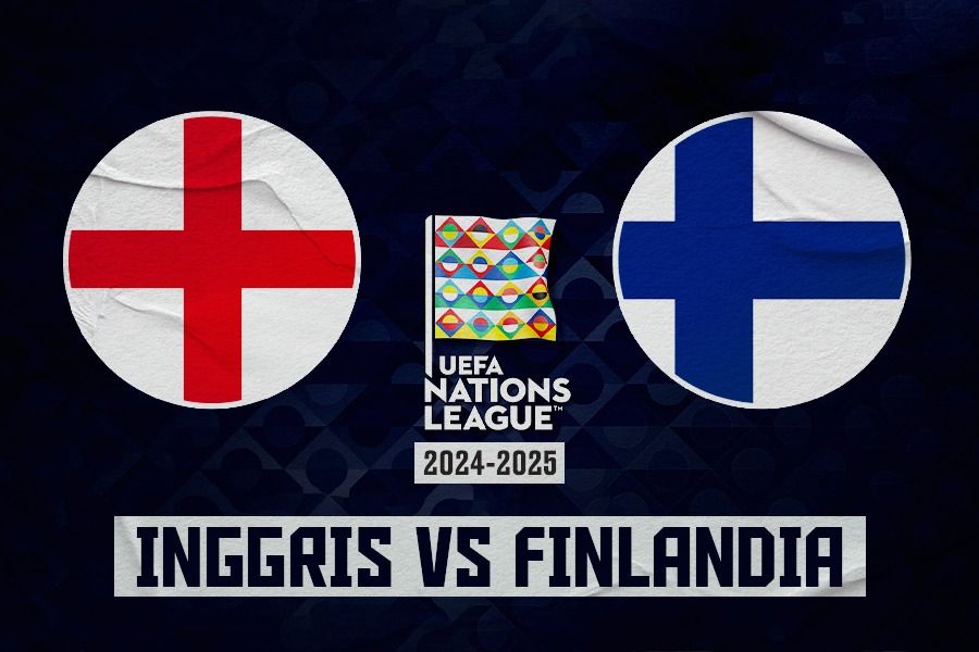 Inggris vs Finlandia di ajang UEFA Nations League 2024-2025. (Yusuf/Skor.id).