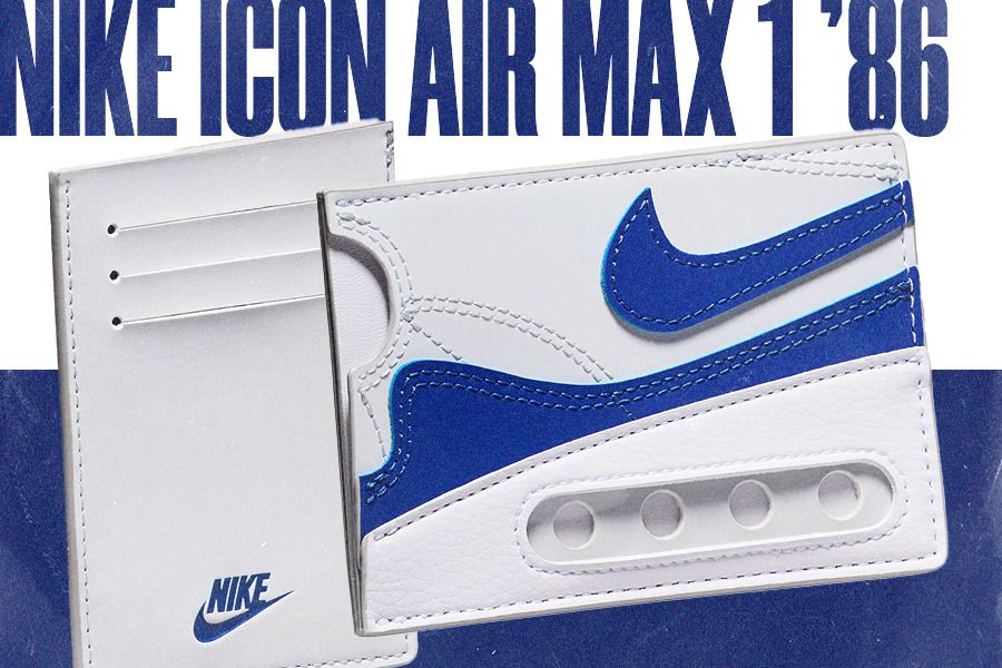 Inilah dompet Nike Air Max 1 ’86. (Jovi Arnanda/Skor.id)