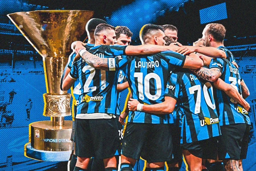 Lautaro Martinez dan kawan-kawan membawa tim mereka, Inter Milan, semakin dekat dengan gelar Liga Italia 2023-2024. (Hendy Andika/Skor.id).