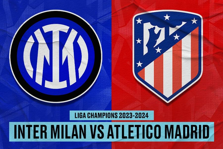 Laga Inter Milan vs Atletico Madrid di Liga Champions 2023-2024. (Yusuf/Skor.id).