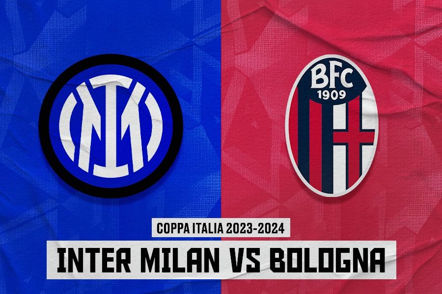 Pertandingan Inter Milan vs Bologna di Coppa Italia 2023-2024. (Dede Sopatal Mauladi/Skor.id).